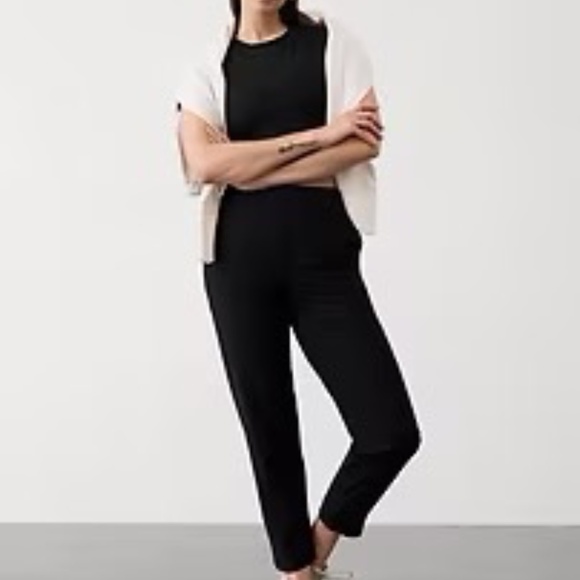 Athleta Brooklyn Mid Rise Ankle Pant Size 8 Black - Picture 6 of 6